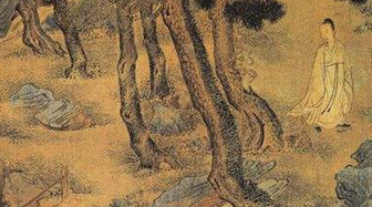 仇英的《桃村草堂图》运用了什么高超的绘画技法？