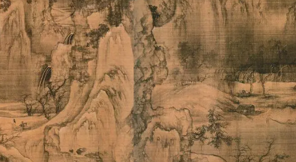 北宋画家王诜简介：作品有《渔村小雪图》《烟江叠嶂图》