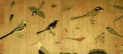 黄筌:五代西蜀时期宫廷画家,绘画上脱去格律而自成一派