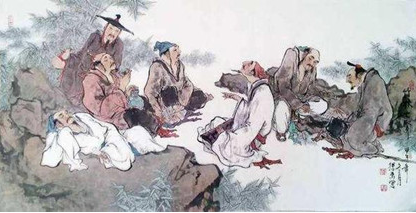魏晋时期文学家：阮咸生平简介 为竹林七贤之一