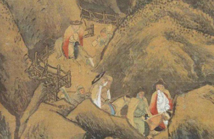 明代画家仇英《剑阁图》简介 现藏于上海博物馆