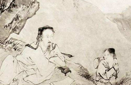 明代画家仇英《柳下眠琴图》简介 现藏于上海博物馆